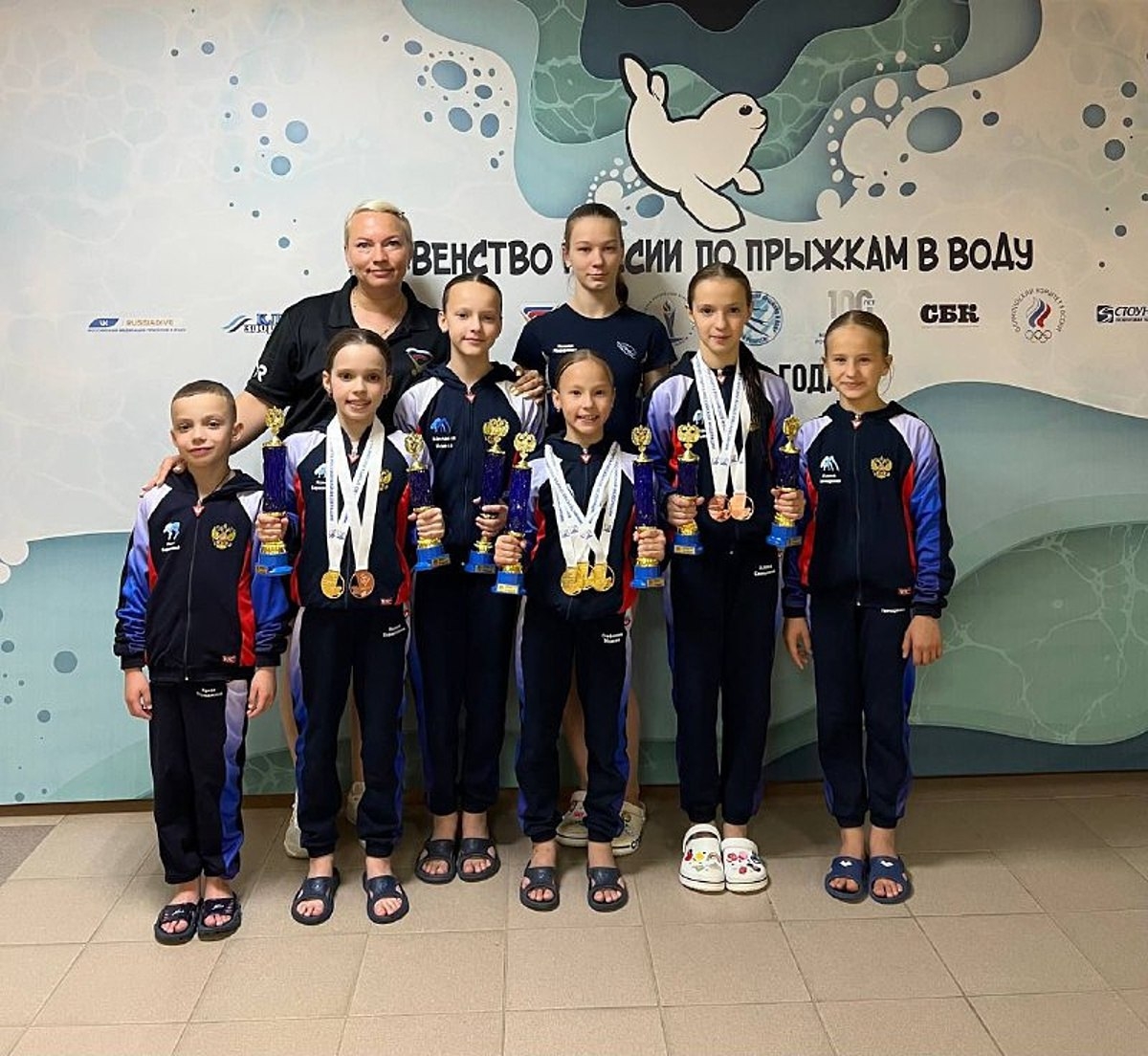 ​Ставропольские прыгуньи в воду забрали 6 наград на Первенстве России