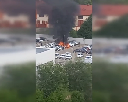 В Ставрополе загорелись шесть автомобилей